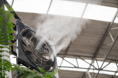 Electric Misting Fan photo