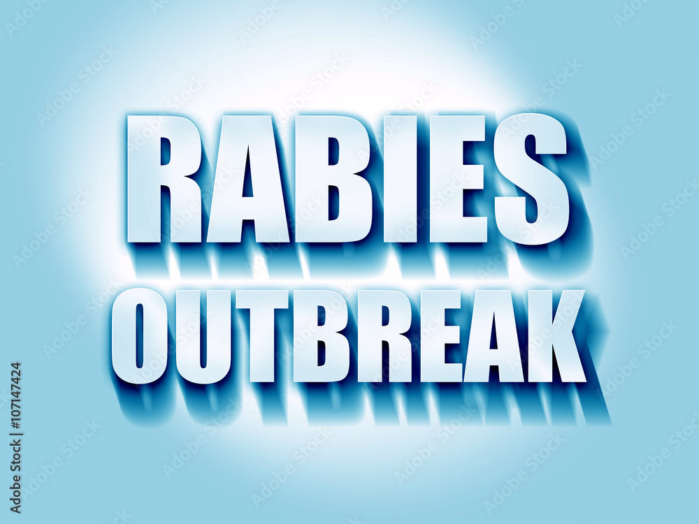 Rabies virus concept background