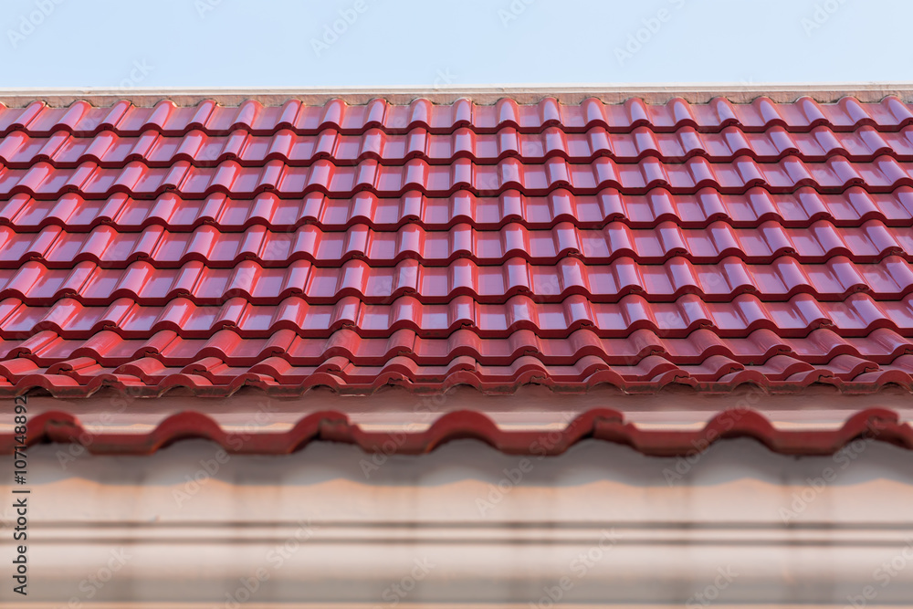 Naklejka premium old style roof top