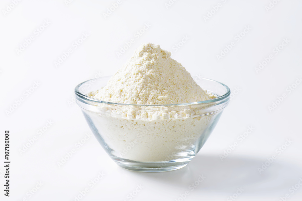 Bowl of wheat flour Bowl of wheat flour