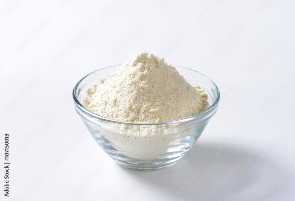 Bowl of wheat flour Bowl of wheat flour