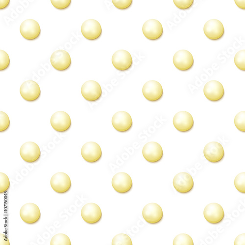 Pearl. Seamless patrn with realistic pearls . Pearl 3D. Natural pearls. Background of pearls. The precious mineral.