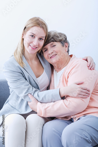 Friendship between grandmother and granddaughter