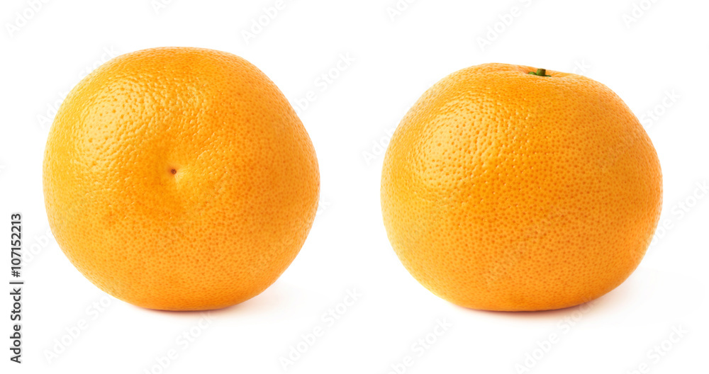 Fresh juicy grapefruit isolated over the white background Fresh juicy grapefruit isolated over the white background