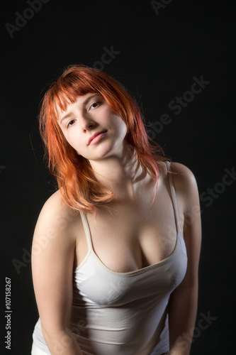 Portrait of a sensual girl