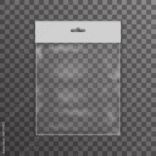 Plastic bag icon transparent background vector illustration