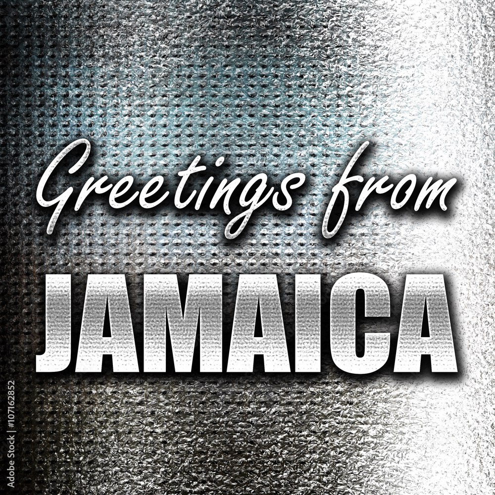 Fototapeta premium Greetings from jamaica