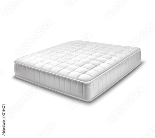 Double Mattress In Realistic Style