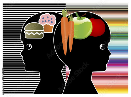 Kids to change Food Habits. Difference between healthy and junk food affecting the brain activities and performance