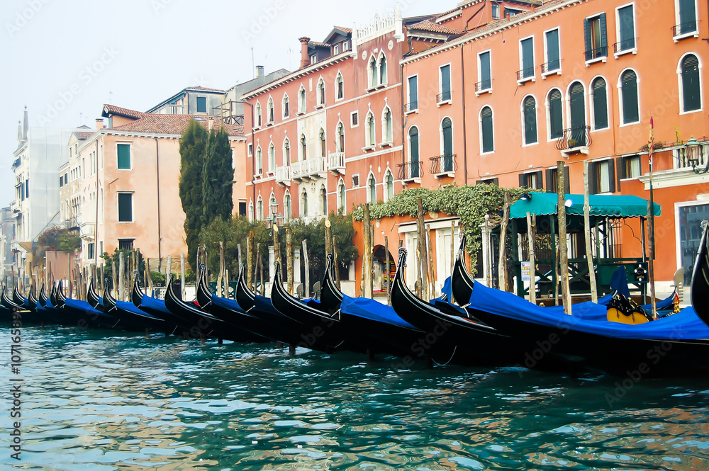 Gondolas - Venice - Italy