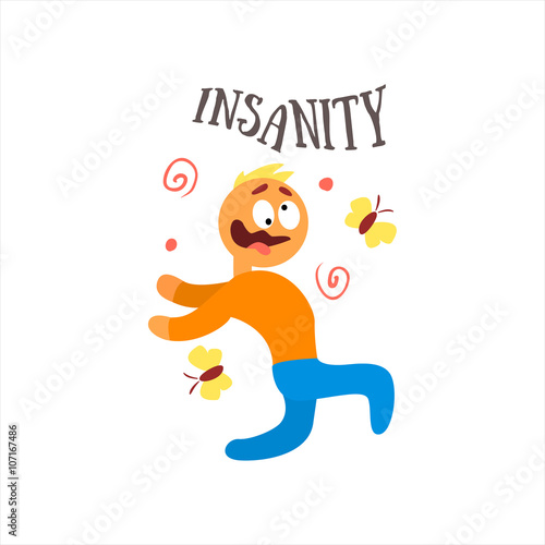 Insanity Vector Illustration