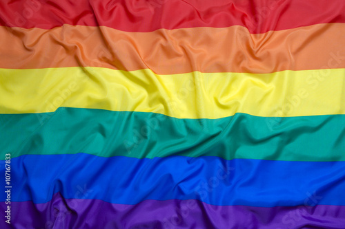 Rainbow flag for background Fototapet