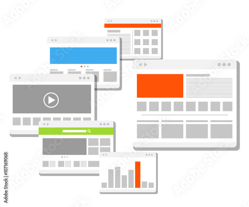 web site page templates collection