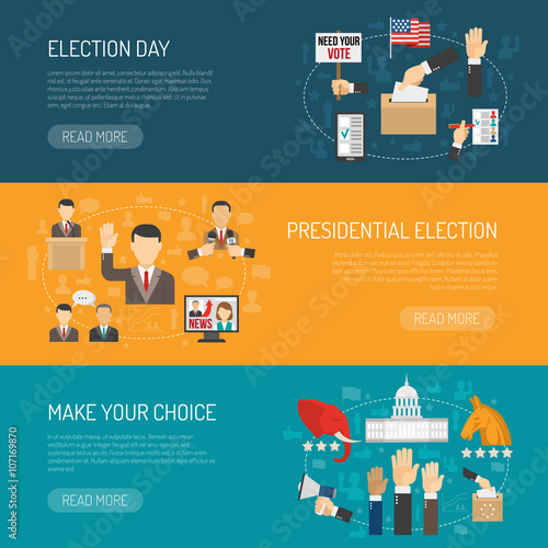 Horizontal Election Banner