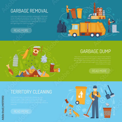 Garbage Concept Banner