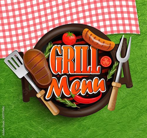 BBQ Grill menu.