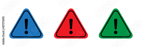 exclamation danger sign