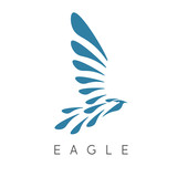 vector design template of abstract bird eagle