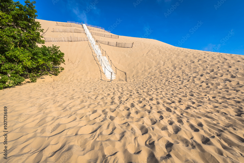 Great Dune of Pyla, the tallest sand dune in Europe, Arcachon ba