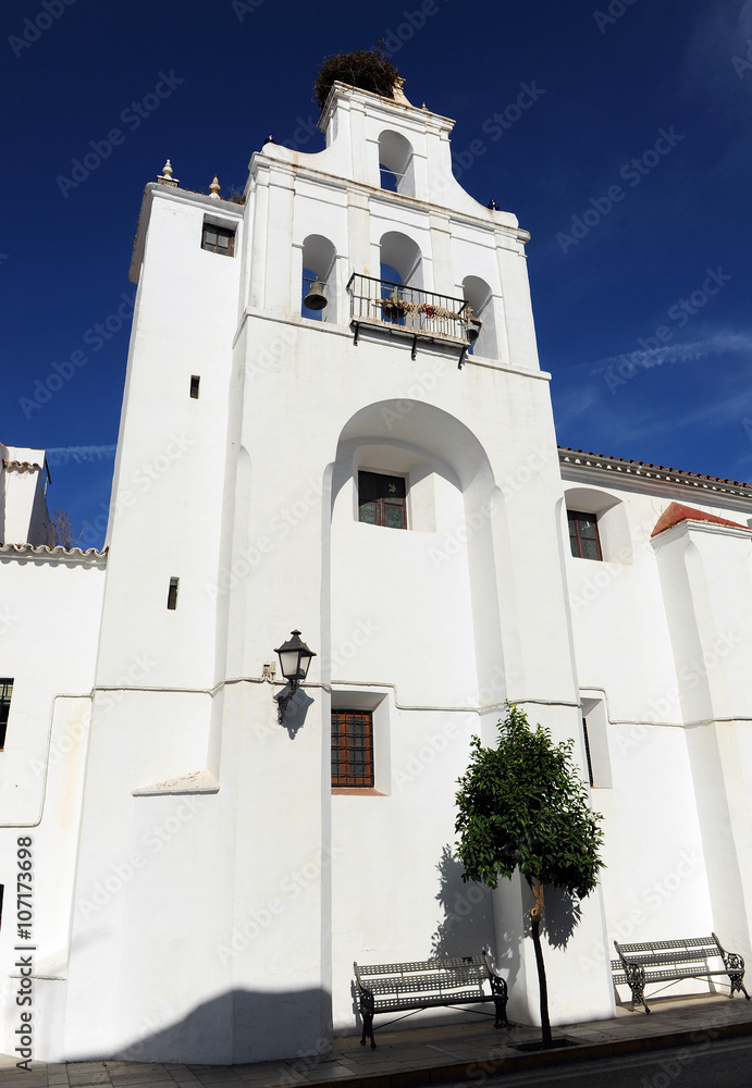 Convento de Madre de Dios en Cazalla de la Sierra, provincia de Sevilla, España