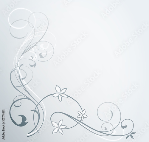 Background Ornament grau
