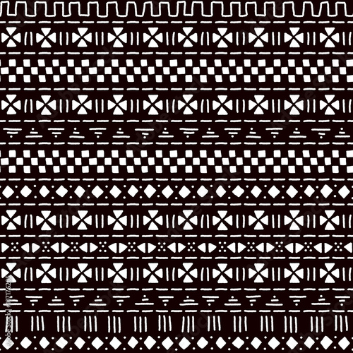 Black and white striped orn...