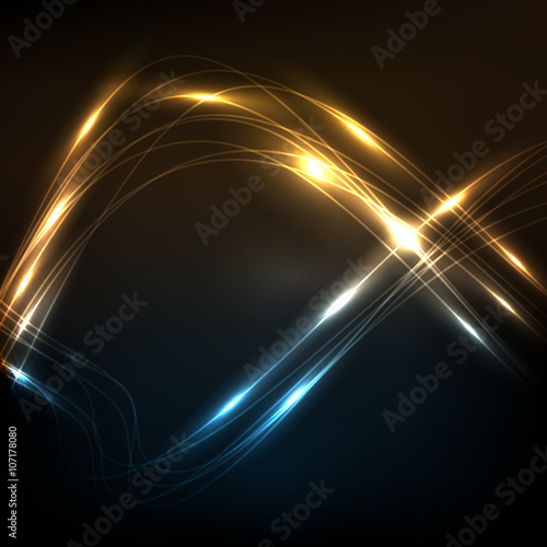 Abstract light streak background