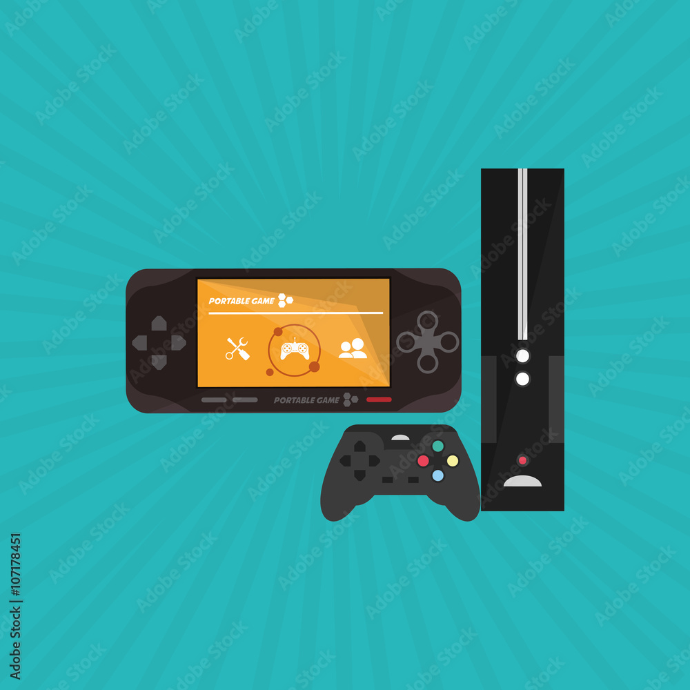 Obraz premium Wearable technology design, vector illustration