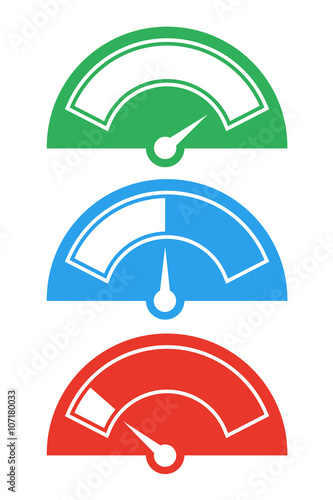 meter needle icons