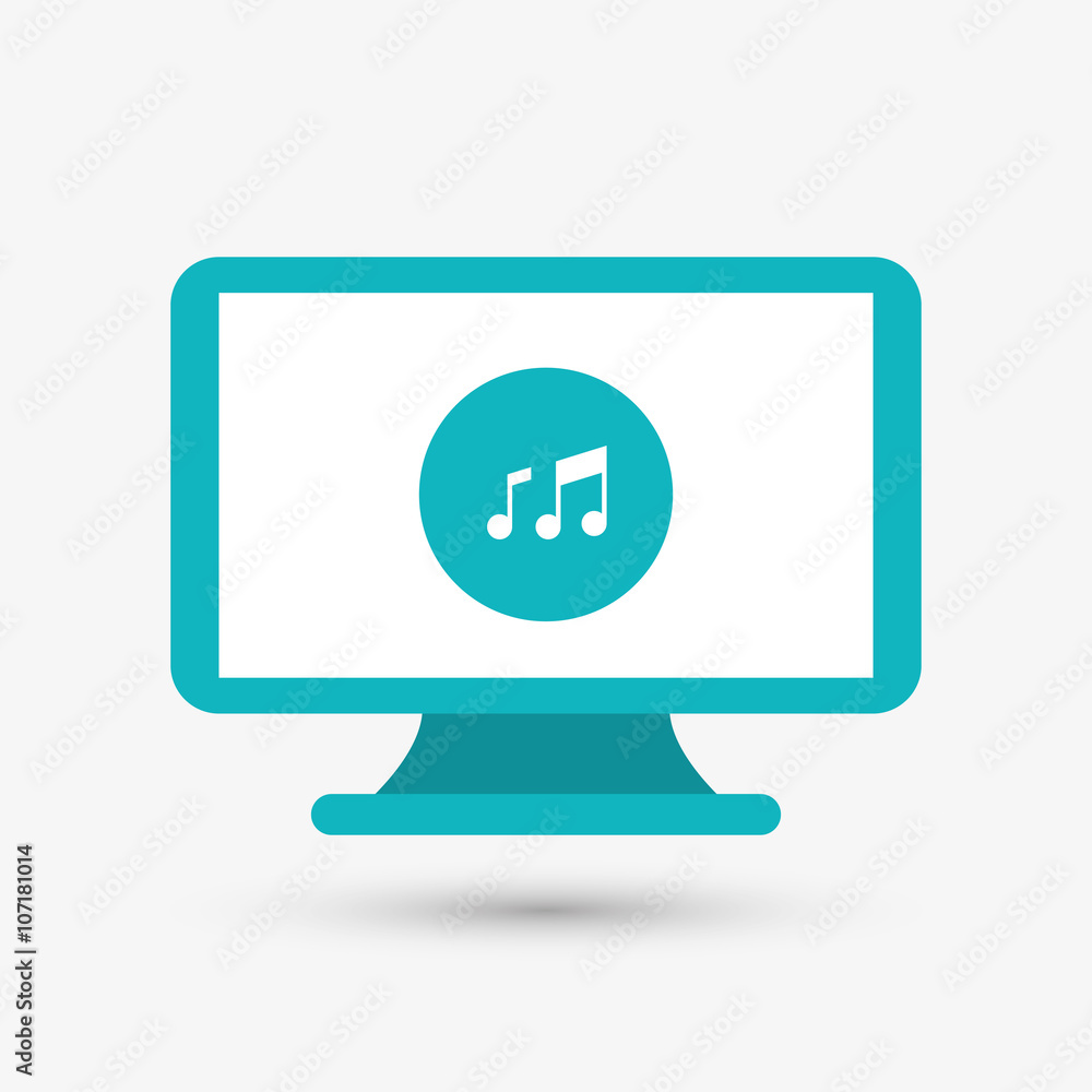 Computer icon design, vector illustration Computer icon design, vector illustration