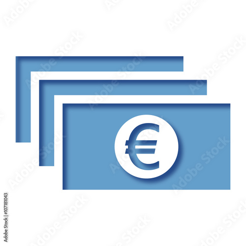 Logo billets. Monnaie.