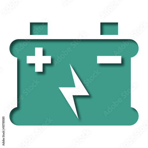 Logo batterie.