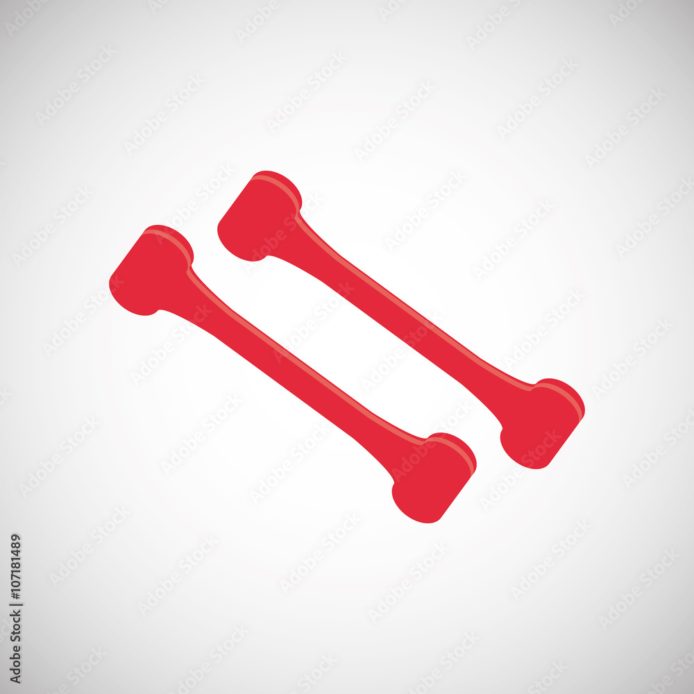 Gym and weights icon design , vector illustration Gym and weights icon design , vector illustration