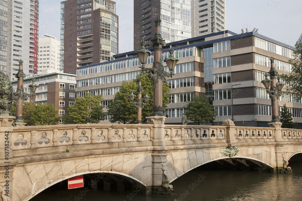 Bridge Lamppost in Rotterdam