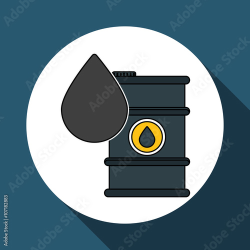 Oil barrel design , vector illustration
