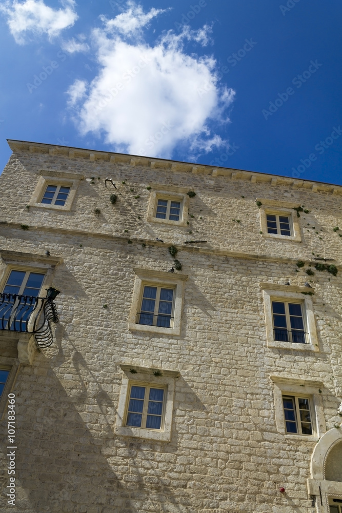 Old building in town of Sibenik in Croatia Old building in town of Sibenik in Croatia