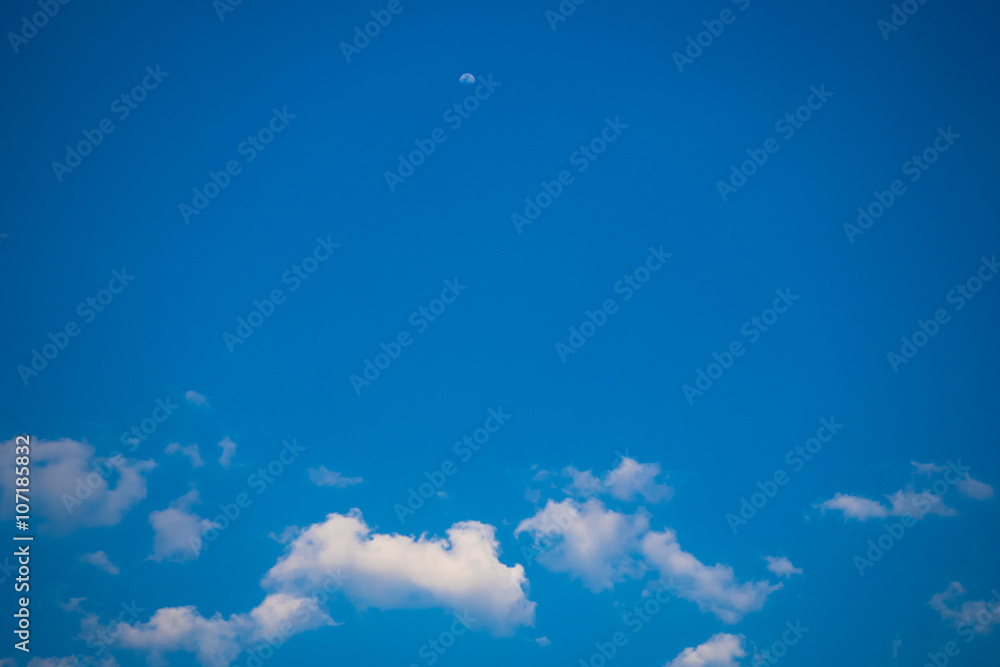 Fluffy Cloud with Blue Sky Fluffy Cloud with Blue Sky