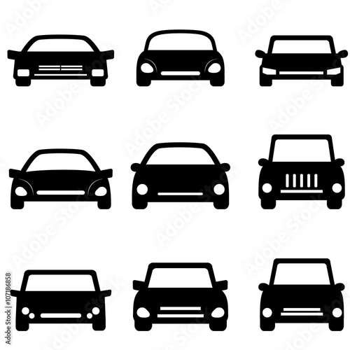 Car and automobile icons