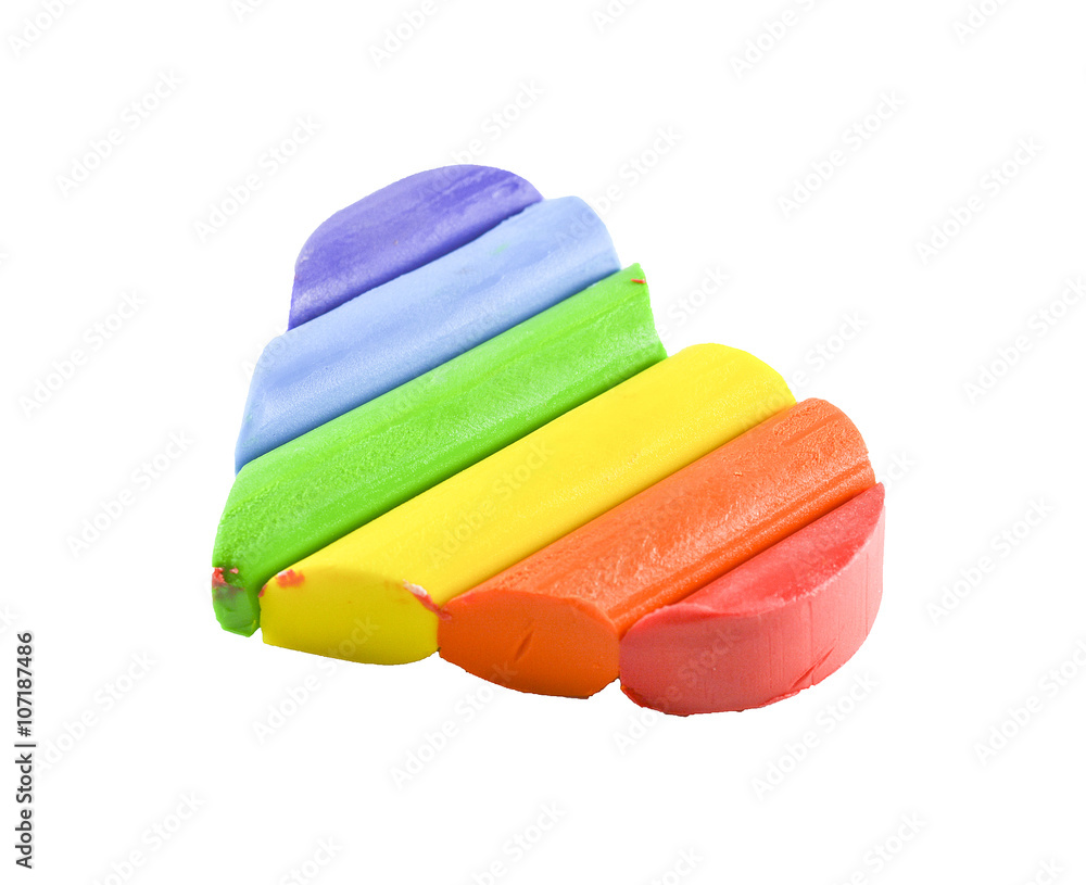 Gay heart, pride flag rainbow color, homosexual and lesbian, love concept. Isolated on white. Gay heart, pride flag rainbow color, homosexual and lesbian, love concept. Isolated on white.