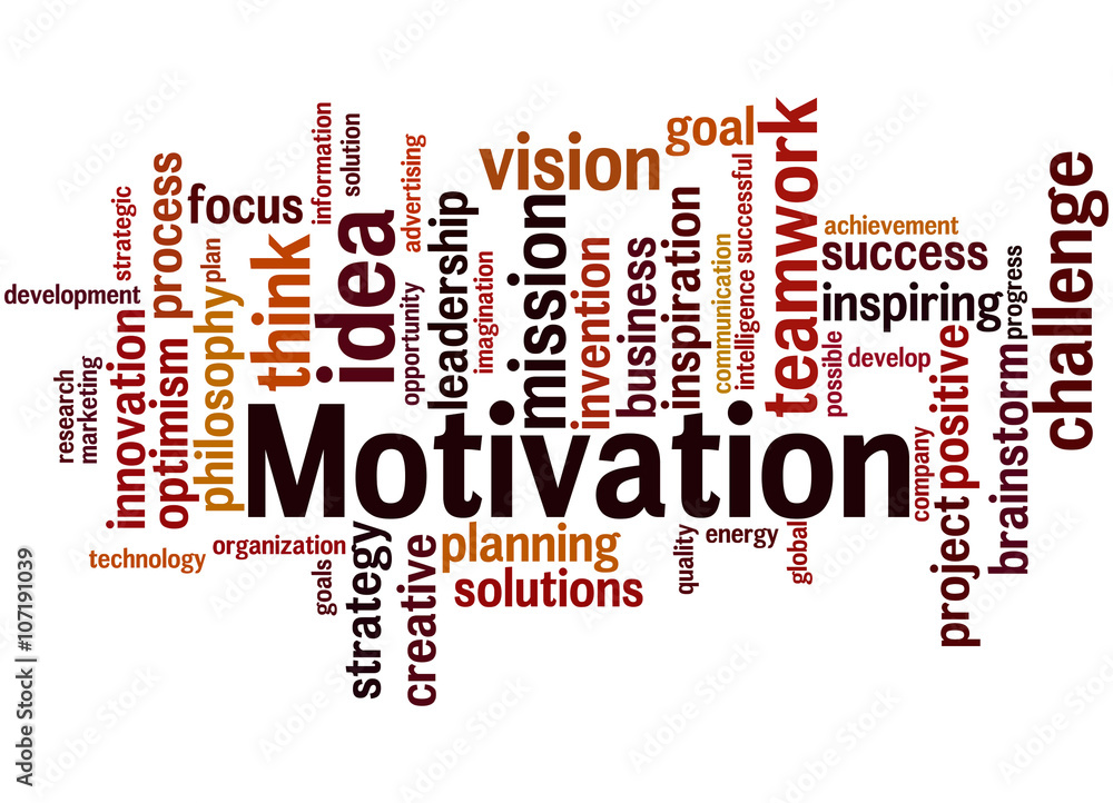 Motivation, word cloud concept 8 Motivation, word cloud concept 8