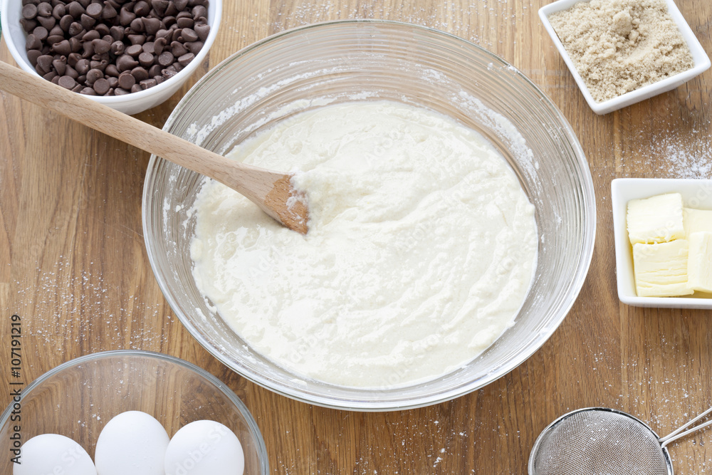 cookie preparation. cookie preparation.