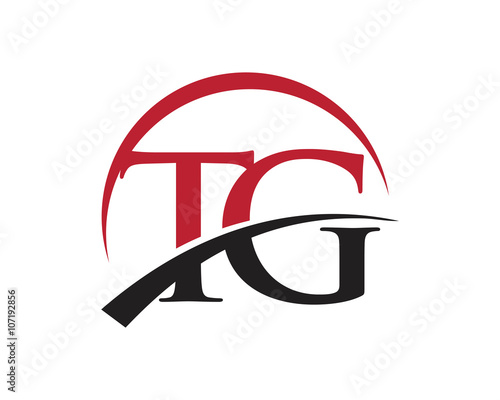 TG red letter logo swoosh