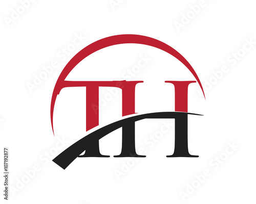 TH red letter logo swoosh