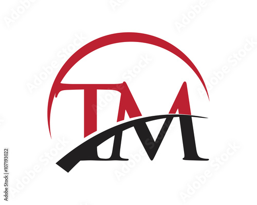 TM red letter logo swoosh