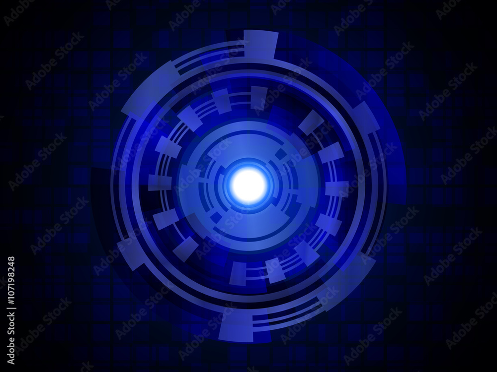 Technology Background. Abstract Vector Hi-Tech Background