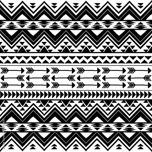 Seamless aztec pattern