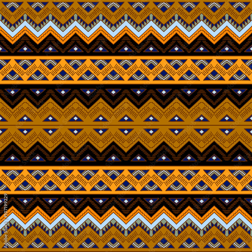 Seamless aztec pattern