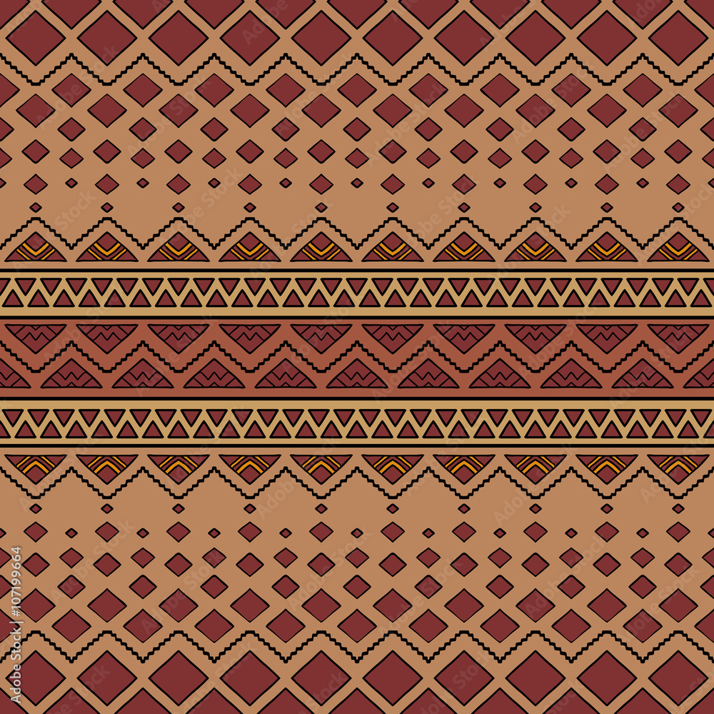 Seamless aztec pattern