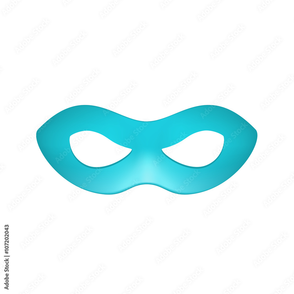 Eye mask in turquoise design Eye mask in turquoise design