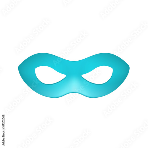 Eye mask in turquoise design